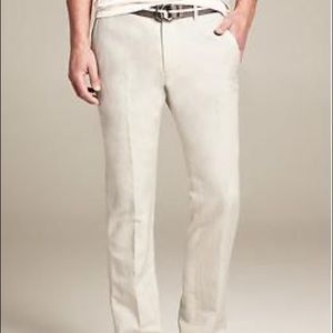 Banana Republic Linen Kentfield Pant